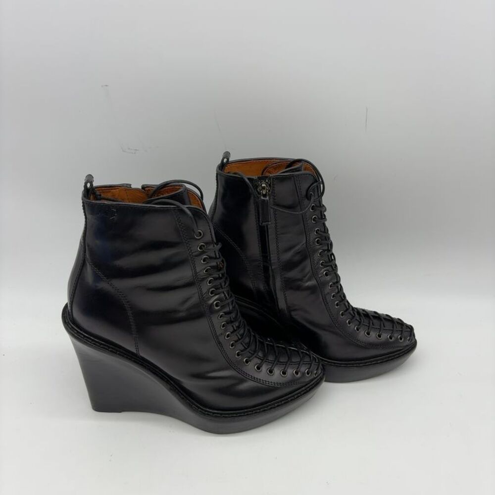 Givenchy Corset Boot Lace-Up Wedge Ankle Boots